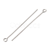 Non-Tarnish 304 Stainless Steel Eye Pin X-STAS-R045-45mm-2