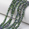 Electroplate Transparent Glass Beads Strands LS-EGLA-A034-T4mm-Q04-1
