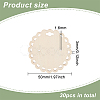 Wood Earring Display Card with Hanging Hole DIY-WH0320-20B-2