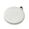 201 Stainless Steel Pendants SA-CBA3D3A-05P-04-2