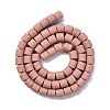 Polymer Clay Bead Strands CLAY-T001-C19-4