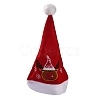 Cloth Christmas Hats AJEW-M215-03B-3