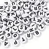 Craft White Acrylic Beads SACR-YW0001-08-2