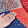 900Pcs 3 Colors Brass Grade A Rhinestone Spacer Beads RB-PH0001-75-3
