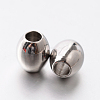 Tarnish Resistant Barrel 201 Stainless Steel Beads STAS-E082-21-1