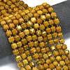 Natural Yellow Mookaite Beads Strands G-K389-A45-01-2