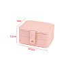 Rectangle PU Imitation Leather Jewelry Storage Boxes PAAG-PW0003-10A-02-1