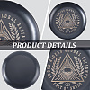 430 Stainless Steel Wiccan Altar Plate AJEW-WH20070-290A-02-6