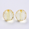 Transparent Acrylic Beads TACR-Q254-10mm-V-3