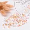 Barely Pink Mix Pearlized Glass Pearl Beads HY-X006-6mm-01-3