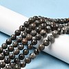 Natural Fluorescent Syenite Rock(Glow under UV Light) Beads Strands G-K340-A05-04-2