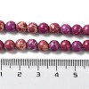Synthetic Imperial Jasper Dyed Beads Strands G-D077-A01-01G-5