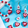 16Pcs 4 Styles Handmade Lampwork Enamel  Beads LAMP-PA0001-06-7