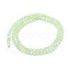 Natural Prehnite Beads Strands G-E411-25-4mm-2