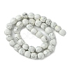 Natural Howlite Beads Strands G-H023-A16-01-3