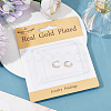 6Pcs Brass Micro Pave Clear Cubic Zirconia Ear Cuff Findings KK-BBC0009-76-6
