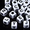 Opaque Acrylic Beads SACR-S273-35F-01-1