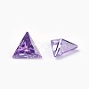 Cubic Zirconia Pointed Back Cabochons ZIRC-WH0001-A10-2