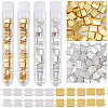 200Pcs 2 Color Metallic Colours Glass Seed Beads SEED-CN0001-15-1