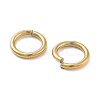 Ion Plating(IP) 304 Stainless Steel Open Jump Rings X-STAS-M081-02G-01-3
