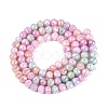 Anti-Tarnish Electroplate Glass Beads Strands EGLA-N027-02A-04-2