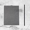 4 Sheets Rectangle Plastic Mesh Canvas Sheets DIY-CP0012-72B-6