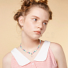 6Strands 6 Colors Rubberized Style Spray Painted Non-magnetic Synthetic Hematite Beads Strands G-CA0001-42-6