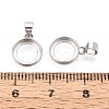 925 Sterling Silver Pendant Cabochon Settings STER-N016-87B-P-3