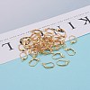 Brass Leverback Earring Findings KK-F824-007G-4