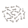 Non-Tarnish 304 Stainless Steel Screw Eye Pin Peg Bails STAS-E044-07P-02-3