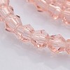 Bicone Glass Beads Strands EGLA-P016-3mm-10-3