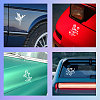 Plastic Reflective Vinyl Car Stickers STIC-WH0036-022-5