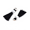 Polycotton(Polyester Cotton) Tassel Pendant Decorations FIND-T052-13B-2