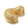 Brass with Cubic Zirconia Pendants KK-Q818-02L-G-2