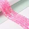 Synthetic Moonstone Beads Strands G-E573-01B-25-4