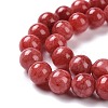 Natural Persian Jade Beads Strands G-D434-8mm-08-5