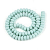 Opaque Solid Color Glass Beads Strands GLAA-ZX008-8mm-18A-2