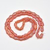 Frosted Electroplate Glass Fish Beads Strands EGLA-M001-M-3
