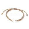 Polyester Braided Bead Bracelet Making AJEW-JB01250-03-1