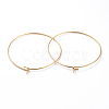 316 Surgical Stainless Steel Hoop Earring Findings STAS-J025-01E-G-2