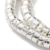 Electroplated Natural Lava Rock Beads Strands G-H303-A05-S-3