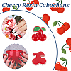 Cherry Resin Cabochons MRMJ-OC0003-22-4