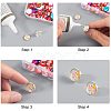 Flatback Glass Cabochons for DIY Projects GGLA-PH0005-12mm-06A-6