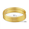 Brass Buddhist Bangle Sets JB641A-6