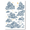 PET Plastic Hollow Out Drawing Painting Stencils Templates DIY-WH0284-020-1