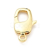 Brass Lobster Claw Clasps KK-G416-22G-1