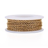 PVD Vacuum Plating 304 Stainless Steel Cable Chains CHS-F007-01G-B-5