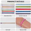 20Pcs 10 Colors PU Leather Watch Bands AJEW-CY0002-89-6