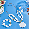 Natural Pearl Necklaces & Bracelets & Dangle Earring Sets SJEW-PH01394-2