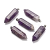 Natural Amethyst Pendants GG-CBAA0EE-02P-10-1
